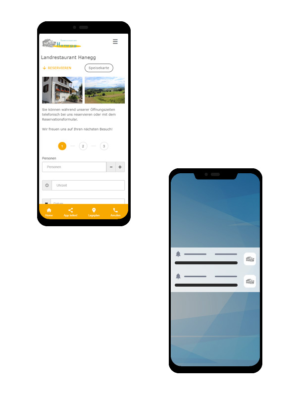 PWA App Funktionen